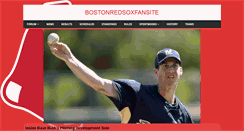 Desktop Screenshot of bostonredsoxfansite.com